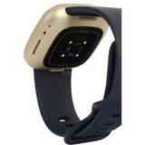 FitBit Versa 3, Smartwatch blau/gold