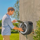 GARDENA Akku-Wand-Schlauchbox PowerRoll XXL 18V P4A solo, 40 Meter, Schlauchtrommel grau/weiß, ohne Akku und Ladegerät, POWER FOR ALL ALLIANCE