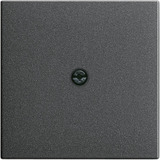 Gira Zentralplatte Schnurableitung und Fernmeldeverbinderdose anthrazit, Retail