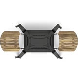 Gozney Dome Gen 2.0 Gestell AM1984, Grill-Untergestell schwarz/holz, für Dome Gen 2.0 und Dome Gen 2.0 XL Pizzaöfen