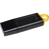 Kingston DataTraveler Exodia 128 GB, USB-Stick schwarz/gelb, USB-A 3.2 Gen 1