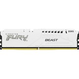 Kingston FURY DIMM 16 GB DDR5-5600  , Arbeitsspeicher weiß, KF556C40BW-16, FURY Beast, INTEL XMP