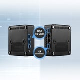MSI Cubi NUC AI 1UMG-073AT, Mini-PC schwarz, Windows 11 Pro