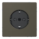 Merten Schutzkontaktsteckdose mit Steckklemmen bronze, Retail