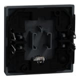 Merten Wippe Kontrollfenster für Schalter und Taster Einsatz, zweiteilige Wippe, Thermoplast anthrazit, Retail