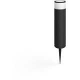 Philips Hue White & Color Ambiance Sockelleuchte Calla für den Außenbereich, LED-Leuchte schwarz