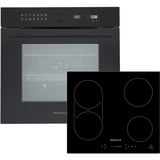 Respekta ASET9006600i, Backofen-Set schwarz