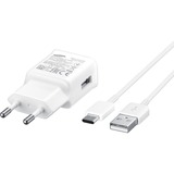 SAMSUNG Schnellladegerät EP-TA20E weiß, USB A zu Type-C Kabel, 15 W