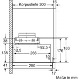 Siemens LI63LA526 iQ100, Dunstabzugshaube silber