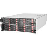 SilverStone SST-RM43-324-RS, Rack, Server-Gehäuse schwarz/rot, 4 Höheneinheiten