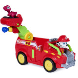 Spin Master Paw Patrol: Der Dino Film - Marshalls Dino-Feuerwehrauto, Spielfahrzeug 