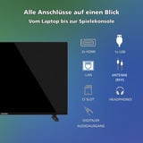 Telefunken QF32VP750S, QLED-Fernseher 80 cm (32 Zoll), schwarz, FullHD, Triple Tuner, Mediaplayer, Smart-TV