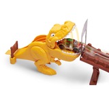 ZURU Metal Machines - Spielset T-Rex Angriff Rennbahn mit Looping + Auto 