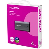 ADATA SE880 4 TB, Externe SSD grau, USB-C 3.2 Gen 2x2 (20 Gbit/s)