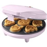 Bestron Mini-Cookie Maker Tiermotive AAW700P rosa, 700 Watt