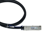 BlueOptics BlueLAN Direct Attach Kabel kompatibel zu Fortinet FN-CABLE-QSFP28-1 schwarz, 1 Meter