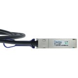 BlueOptics BlueLAN Direct Attach Kabel kompatibel zu Fortinet FN-CABLE-QSFP28-1 schwarz, 1 Meter