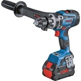 Bosch PRO Akku-Schlagbohrschrauber GSB 18V-150 C Professional, 18Volt blau/schwarz, 2x Akku ProCORE18V 8,0Ah, Bluetooth Modul, L-BOXX