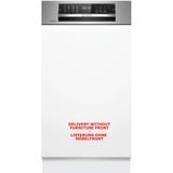 Bosch SPI6YMS14E Serie 6, Spülmaschine edelstahl (gebürstet), 45 cm, Home Connect