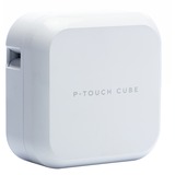 Brother P-touch CUBE Plus Startpaket, Etikettendrucker weiß, inkl. 3 Schriftbändern