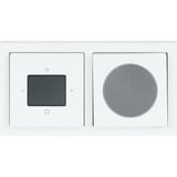 Busch-Jaeger Radio BTconnect Digital Audio Broadcasting Plus Komplett-Set Bluetooth 8270 UJ-84-101, Radiowecker weiß (glänzend), Retail