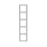 Busch-Jaeger Rahmen fünffach weiß (matt), Retail