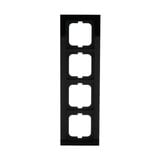 Busch-Jaeger Rahmen vierfach schwarz, Retail