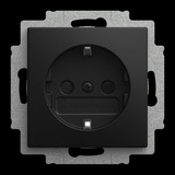 Busch-Jaeger Steckdosen Einsatz 23 EUCB 915 schwarz, Retail