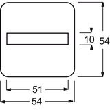 Busch-Jaeger Wippe Ausschalter Wechselschalter Kreuzschalter Taster weiß, Retail
