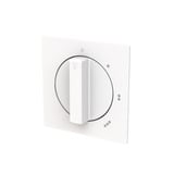 Busch-Jaeger Zentralscheibe mit Aufdruck 0..3, Abdeckung weiß, Retail