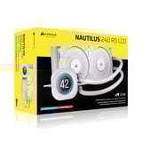 Corsair NAUTILUS 240 RS LCD, Wasserkühlung weiß