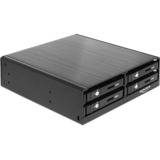 DeLOCK 5.25″ Wechselrahmen für 4 x 2.5″ SATA HDD / SSD schwarz