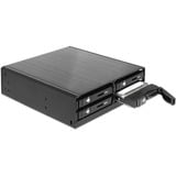 DeLOCK 5.25″ Wechselrahmen für 4 x 2.5″ SATA HDD / SSD schwarz