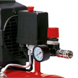 Einhell Kompressor TC-AC 190/24/8 Kit rot, 1.100 Watt, Reifen-Füllgerät, Druckluftschlauch