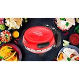 G3 Ferrari Pizzaofen Napoletana rot, 1.200 Watt, für Pizza Ø 31cm, 2 Steine