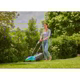 GARDENA Akku-Rasenmäher EasyMax 32/18V P4A, 18Volt türkis/grau, Li-Ion Akku 4,0Ah, POWER FOR ALL ALLIANCE