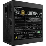 GIGABYTE GP-UD850GM PG5 V2, PC-Netzteil schwarz, 1x 12VHPWR, 3x PCIe, Kabel-Management, 850 Watt