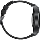 Huawei Watch 5 46mm (Rates-L19F), Smartwatch schwarz, Fluoroelastomer-Armband in schwarz, Gehäuse aus Edelstahl