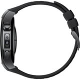 Huawei Watch 5 46mm (Rates-L19F), Smartwatch schwarz, Fluoroelastomer-Armband in schwarz, Gehäuse aus Edelstahl