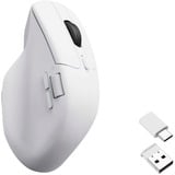 Keychron M6 Wireless, Gaming-Maus weiß, PixArt 3395 (1K Polling-Rate)