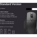 Keychron M6 Wireless, Gaming-Maus weiß, PixArt 3395 (1K Polling-Rate)