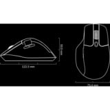 Keychron M6 Wireless, Gaming-Maus weiß, PixArt 3395 (1K Polling-Rate)