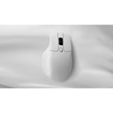 Keychron M6 Wireless, Gaming-Maus weiß, PixArt 3395 (1K Polling-Rate)
