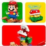 LEGO 71382 Super Mario Piranha-Pflanzen-Herausforderung – Erweiterungsset, Konstruktionsspielzeug 