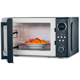 Medion MD15000 Retro, Mikrowelle grau