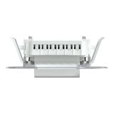 Merten Telefondose Anschlussdose dreifach weiß weiß, Retail