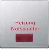 Merten Wippe Heizungs-Notschalter aluminium, Retail