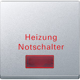 Merten Wippe Heizungs-Notschalter aluminium, Retail