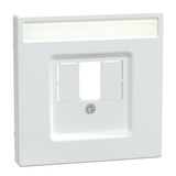 Merten Zentralplatte mit rechteckigem Ausschnitt für System Design, Typ MEG4250-6035 weiß (glänzend), Retail