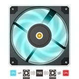 Montech METAL 120 PWM 120x120x25, Gehäuselüfter 140 mm